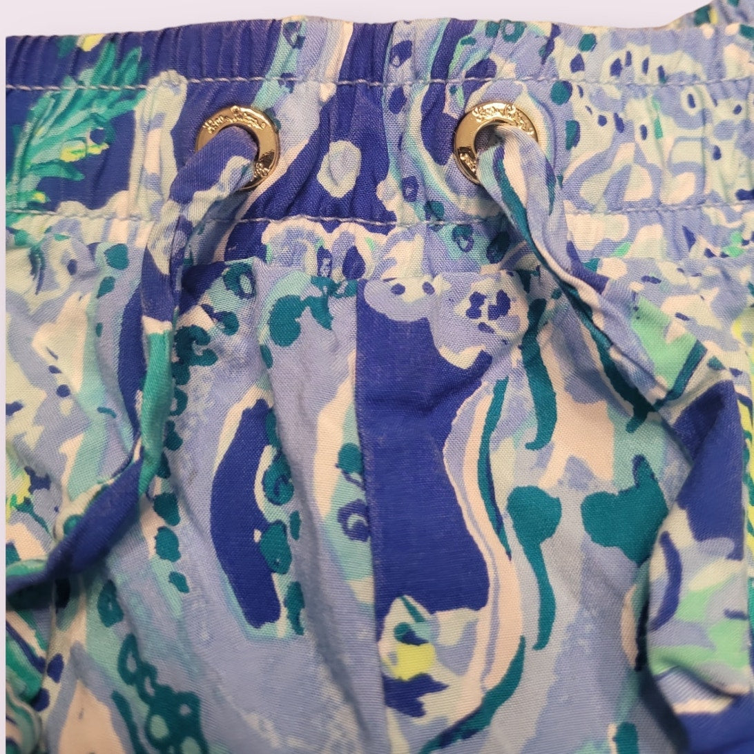 Lilly Pulitzer 5” Shorts Sea Sirens Size XS Travel Beach