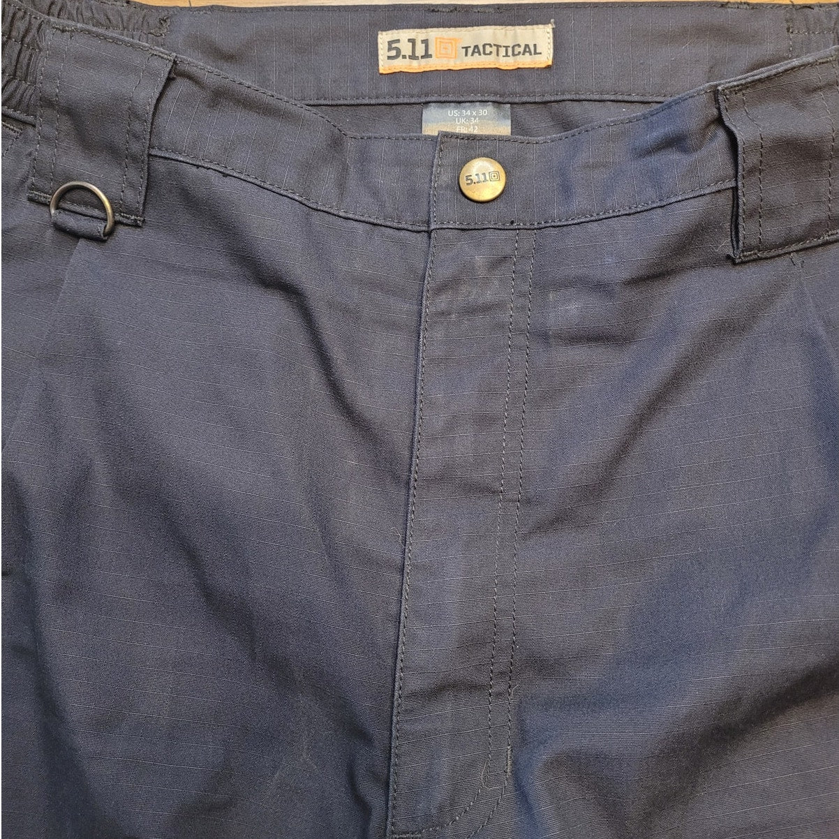 5.11 TACTICAL TACLITE PRO TACTICAL PANTS MENS 34X30 BLUE RIPSTOP CARGO