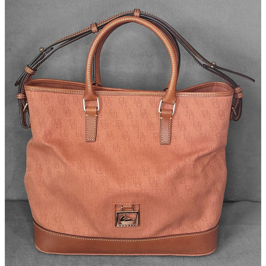 Dooney & Bourke Large Handbag Chelsea Shopper Rust Color 2 Handles Strap