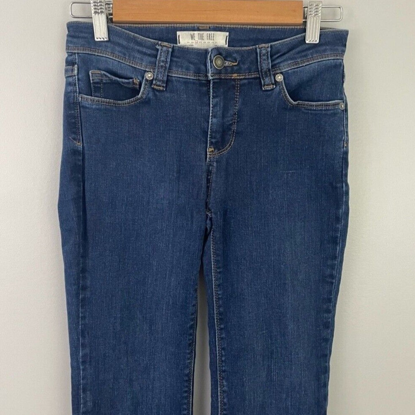 We The Free Flared Bell Bottom Free People Low Rise Jeans Size 25