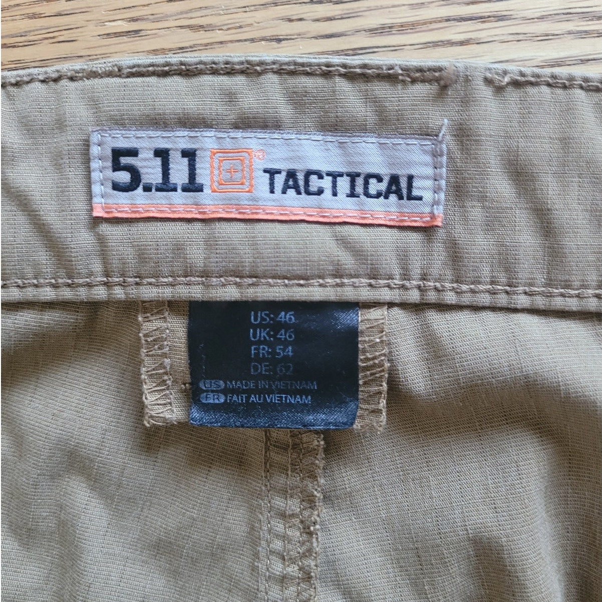 5.11 TACTICAL ABR Pro Pants Men's Size Brown Tan Khaki 74512 46x34