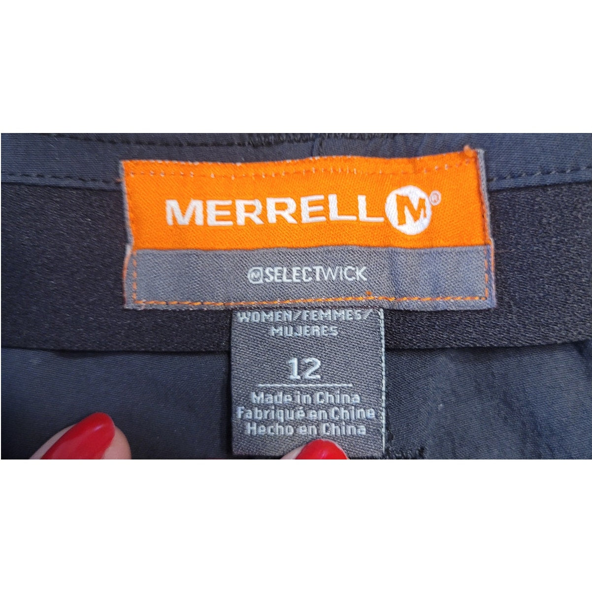 Merrell Women's 12 SelectWick Belay Outdoor Hiking Climbing Trail Pants Black