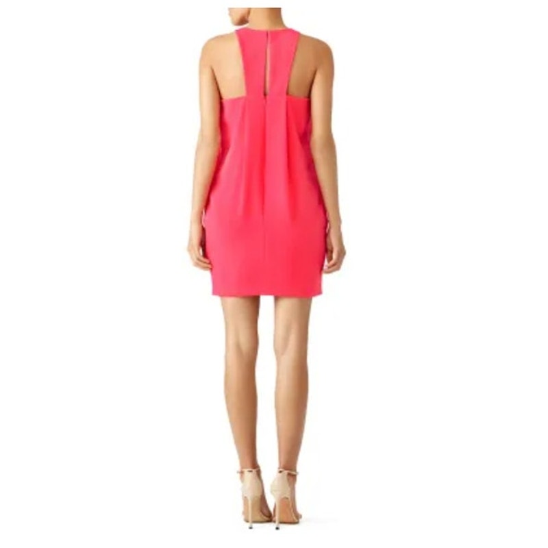 Trina Turk Felisha Crepe Halter Pink Party Dress size 0 NWOT