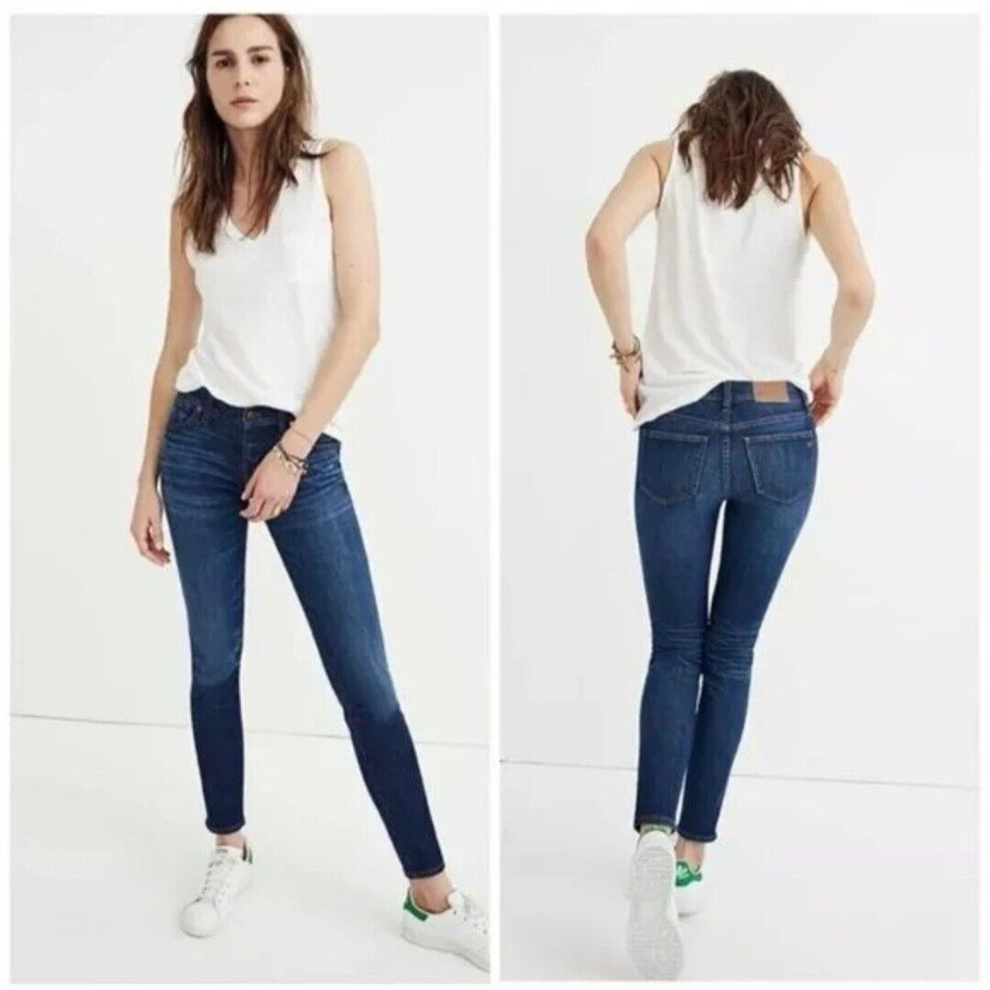 Madewell Women's Size 25 Skinny Skinny Jeans in Riverdale Wash Low Rise