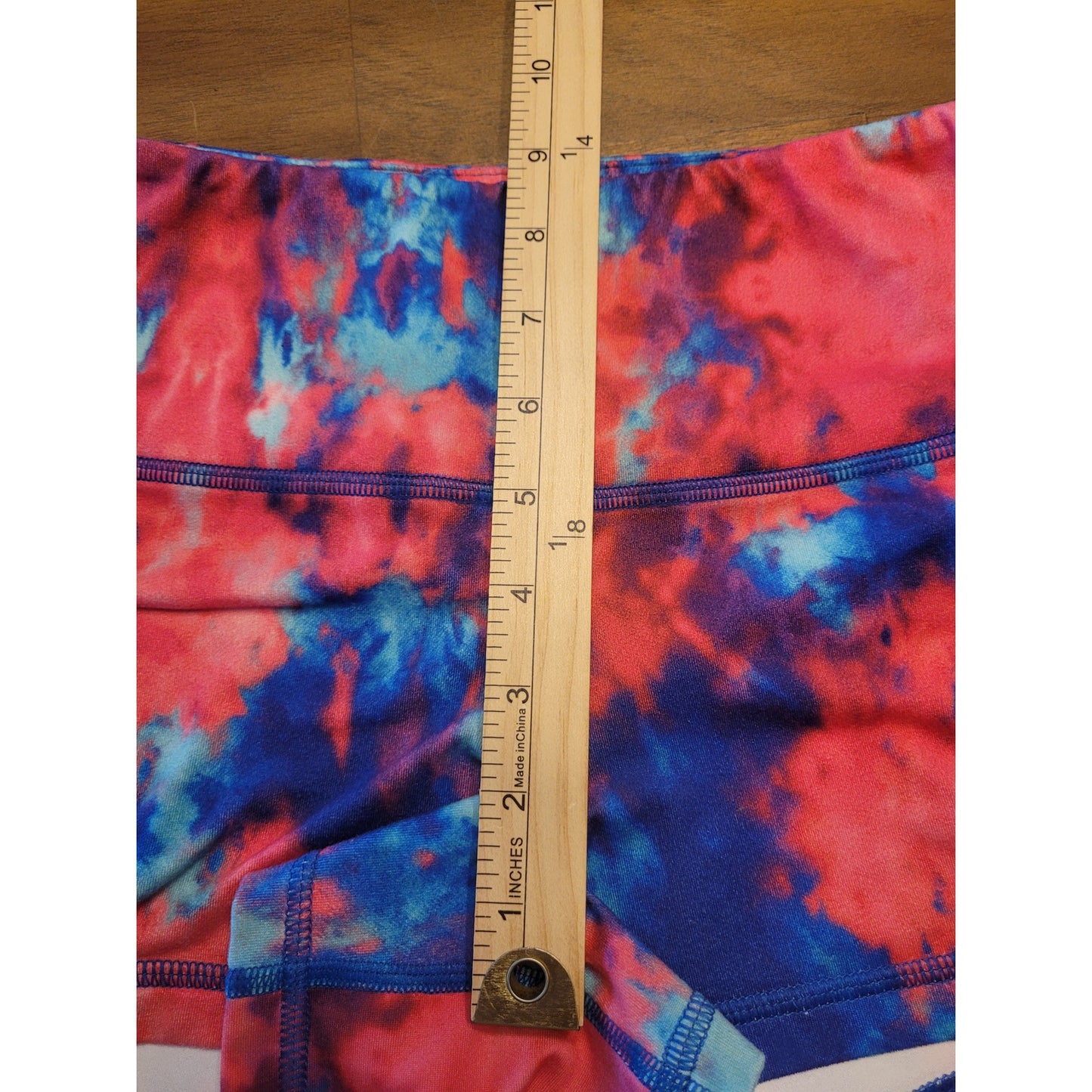 FLEO Candy Floss Shorts High-rise Women’s Size S CrossFit Workout Tye Dye