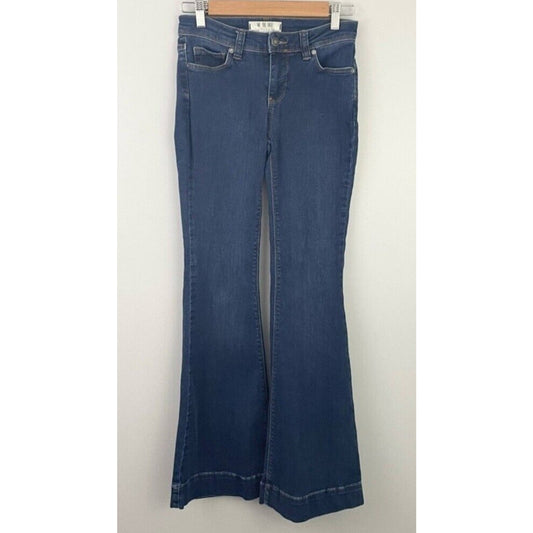 We The Free Flared Bell Bottom Free People Low Rise Jeans Size 25