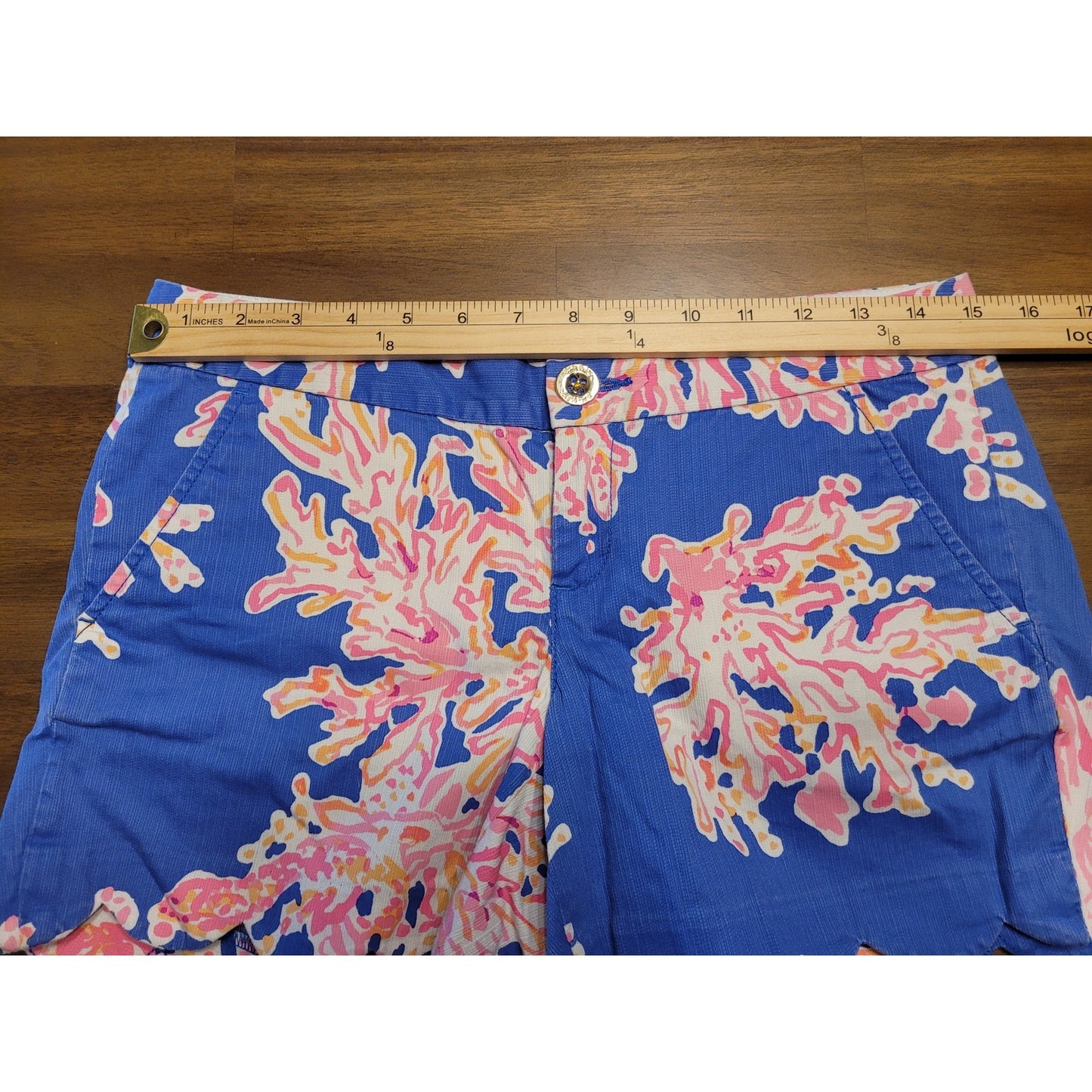 Lilly Pulitzer Women’s Shorts Buttercup Stretch Short Blue It's Eelectric