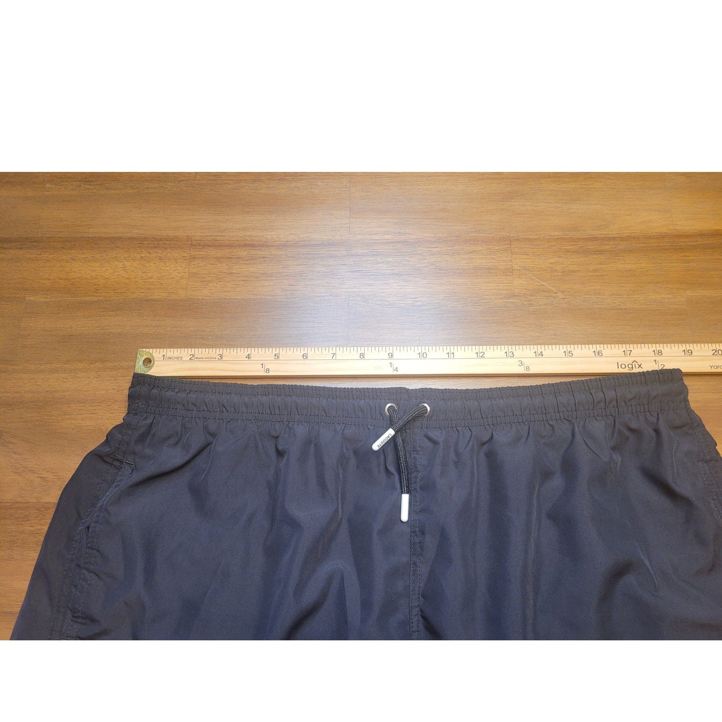 Lacoste Swim Shorts - Men’s 8-3XL - Lined - Drawstring Black